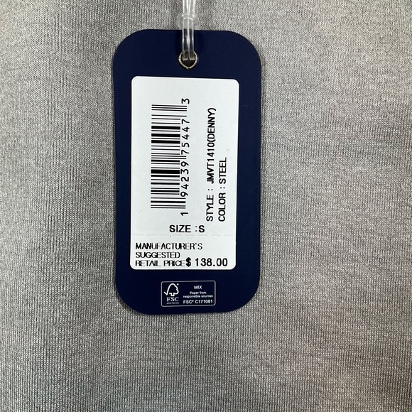 JOHNNIE-O Denny Performance Men’s 1/2 Zip Vest Gray Sz Small NWT MSRP $138 - Picture 2 of 10